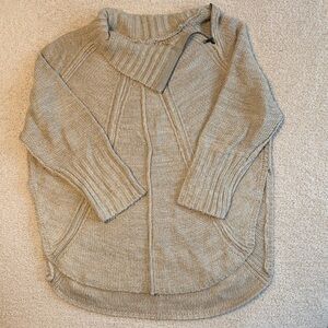 Maurices Beige Cowl Neck Sweater